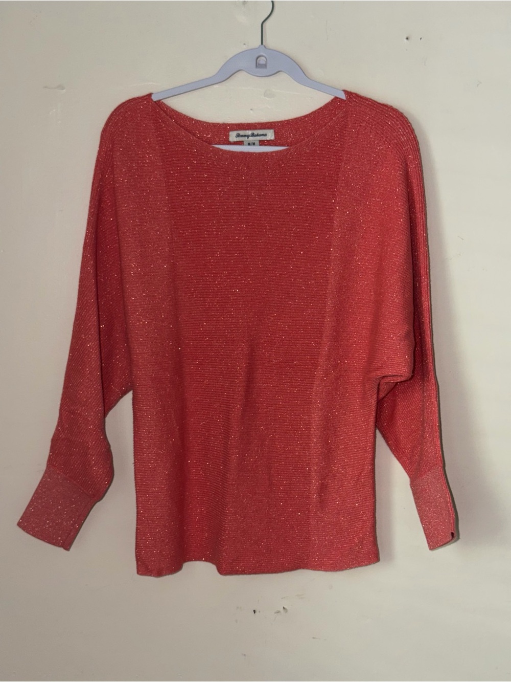 Tommy Bahama Coral Sparkle Boatneck Longsleeve